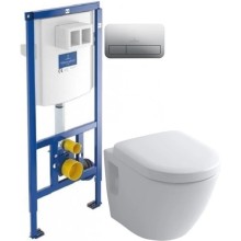 Комплект подвесной унитаз Toto NC CW762Y + VC100N + система инсталляции Villeroy & Boch 92246100 + 92249061