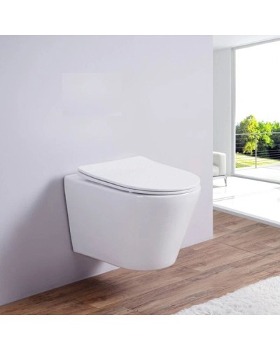 Комплект подвесной унитаз Esbano Clavel ESUPCLAVW + система инсталляции Villeroy & Boch 92246100 + 92249061