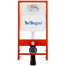 Инсталляция BelBagno BB026/BB081CR с клавишей смыва Хром глянцевый