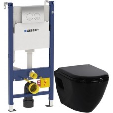 Комплект подвесной унитаз Creavit Terra TP325-11SI00E-0000 + KC0103.03.1300E + система инсталляции Geberit 458.124.21.1