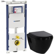 Комплект подвесной унитаз Creavit Terra TP325-11SI00E-0000 + KC0103.03.1300E + система инсталляции Geberit 111.362.00.5