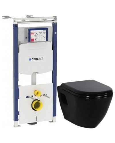Комплект подвесной унитаз Creavit Terra TP325-11SI00E-0000 + KC0103.03.1300E + система инсталляции Geberit 111.362.00.5