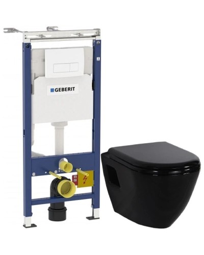 Комплект подвесной унитаз Creavit Terra TP325-11SI00E-0000 + KC0103.03.1300E + система инсталляции Geberit 458.125.11.1