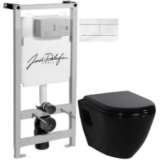 Комплект подвесной унитаз Creavit Terra TP325-11SI00E-0000 + KC0103.03.1300E + система инсталляции Jacob Delafon E5504-NF + E4316-00