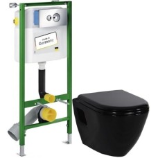Комплект подвесной унитаз Creavit Terra TP325-11SI00E-0000 + KC0103.03.1300E + система инсталляции Viega