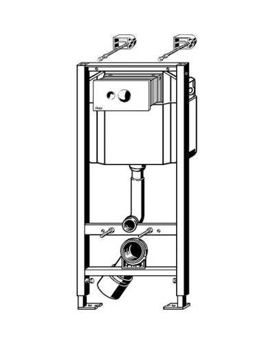 Комплект подвесной унитаз Creavit Terra TP325-11SI00E-0000 + KC0103.03.1300E + система инсталляции Viega
