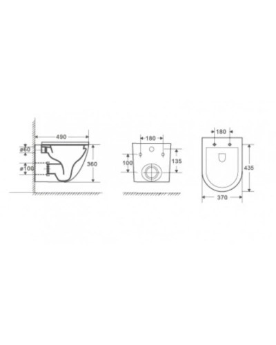 Комплект подвесной унитаз WeltWasser Merzbach 004GL-WT 10000003661 + система инсталляции Grohe 38772001