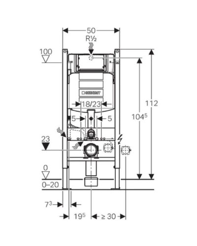 Комплект подвесной унитаз Am.Pm Spirit 2.0 C701738WH + C707857WH + система инсталляции Geberit 111.362.00.5