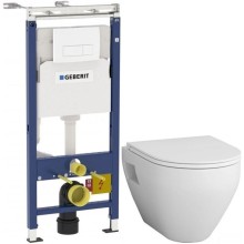 Комплект подвесной унитаз Am.Pm Spirit 2.0 C701738WH + C707857WH + система инсталляции Geberit 458.125.11.1