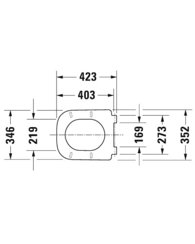 Комплект подвесной унитаз Duravit Happy D.2 2222098900 + 0064591300 + система инсталляции Tece 9300302 + 9240407