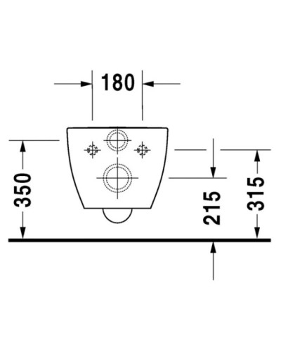 Комплект подвесной унитаз Duravit Happy D.2 2222098900 + 0064591300 + система инсталляции Tece 9300302 + 9240407