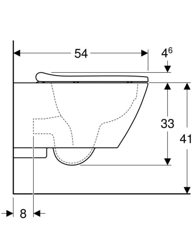 Комплект подвесной унитаз Geberit Smyle Square 500.683.01.1 + система инсталляции Grohe 38772001