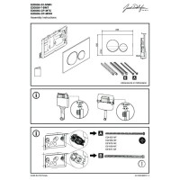 Комплект подвесной унитаз Toto CF CW132Y#NW1 + VC130 + система инсталляции Jacob Delafon E24156-NF + E20859-7-BMT