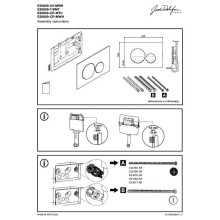 Комплект подвесной унитаз Esbano AZALEA ESUPAZALBM + система инсталляции Jacob Delafon E24156-NF + E20859-7-BMT
