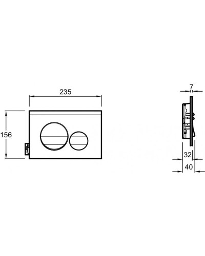 Комплект подвесной унитаз Bien Vokha MDKA052N1VP0W3000 + система инсталляции Jacob Delafon E24156-NF + E20859-7-BMT
