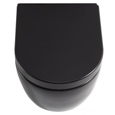 Комплект подвесной унитаз SSWW CT2038BLACK + система инсталляции Jacob Delafon E24156-NF + E20859-7-BMT