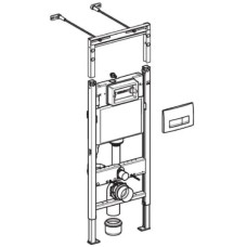 Комплект подвесной унитаз WeltWasser Baarbach 004GL-WT 10000003811 + система инсталляции Geberit 458.125.21.1