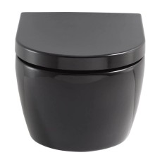 Комплект подвесной унитаз SSWW CT2038BLACK + система инсталляции Geberit 111.362.00.5 + 115.770.DW.5