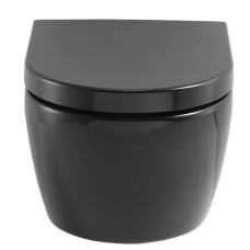 Комплект подвесной унитаз SSWW CT2038BLACK + система инсталляции Geberit 111.362.00.5 + 115.770.DW.5