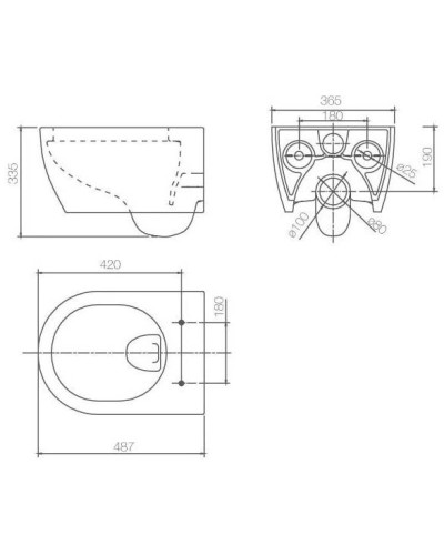 Комплект подвесной унитаз SSWW CT2038BLACK + система инсталляции Geberit 111.362.00.5 + 115.770.DW.5
