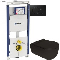 Комплект подвесной унитаз Bien Vokha MDKA052N1VP0B70001 + система инсталляции Geberit 111.362.00.5 + 115.770.DW.5