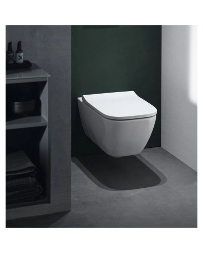 Комплект подвесной унитаз Geberit Smyle Square 500.683.01.1 + система инсталляции Geberit 111.362.00.5 + 115.770.DW.5