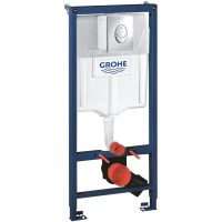 Комплект подвесной унитаз Orange C03-100W + система инсталляции Grohe 38721001