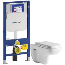 Комплект подвесной унитаз Orange C03-100W + система инсталляции Geberit 111.300.00.5