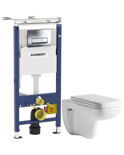 Комплект подвесной унитаз Orange C03-100W + система инсталляции Geberit 458.125.21.1