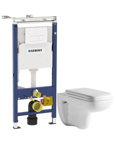 Комплект подвесной унитаз Orange C03-100W + система инсталляции Geberit 458.125.11.1