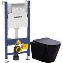 Комплект подвесной унитаз Esbano Clavel ESUPCLAVB + система инсталляции Geberit 458.124.21.1