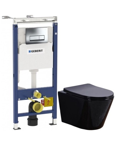 Комплект подвесной унитаз Esbano Clavel ESUPCLAVB + система инсталляции Geberit 458.125.21.1