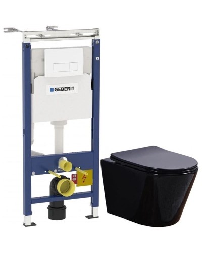 Комплект подвесной унитаз Esbano Clavel ESUPCLAVB + система инсталляции Geberit 458.125.11.1
