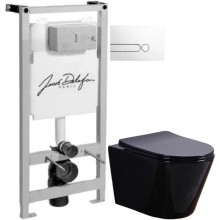 Комплект подвесной унитаз Esbano Clavel ESUPCLAVB + система инсталляции Jacob Delafon E5504-NF + E4326-00