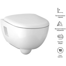 Комплект подвесной унитаз 500.800.00.1 + система инсталляции 458.103.00.1 + 115.105.DW.1 Geberit Renova 500.103.DW.R