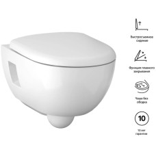 Комплект подвесной унитаз 500.800.00.1 + система инсталляции 458.103.00.1 + 115.105.DW.1 Geberit Renova 500.103.DW.R