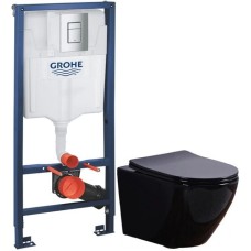 Комплект подвесной унитаз Esbano Azalea ESUPAZALB + система инсталляции Grohe 38772001