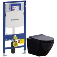 Комплект подвесной унитаз Esbano Azalea ESUPAZALB + система инсталляции Geberit 111.300.00.5