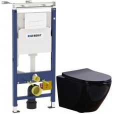 Комплект подвесной унитаз Esbano Azalea ESUPAZALB + система инсталляции Geberit 458.125.11.1