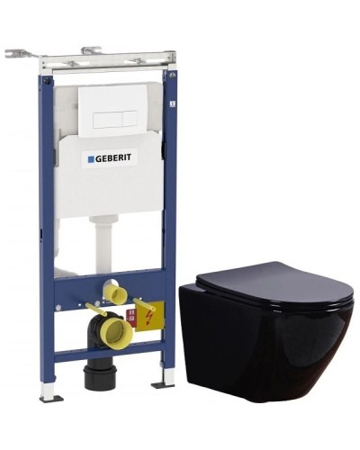 Комплект подвесной унитаз Esbano Azalea ESUPAZALB + система инсталляции Geberit 458.125.11.1