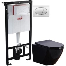 Комплект подвесной унитаз Esbano Azalea ESUPAZALB + система инсталляции AlcaPlast AM101/11203:1RUSSETM71