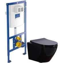 Комплект подвесной унитаз Esbano Azalea ESUPAZALB + система инсталляции Villeroy & Boch 92246100