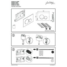 Комплект подвесной унитаз Esbano Azalea ESUPAZALB + система инсталляции Jacob Delafon  + E20859-7-BMT