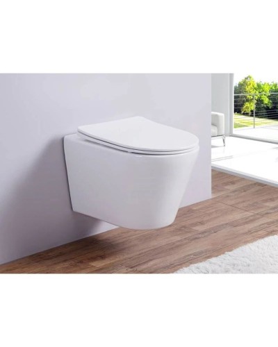 Комплект подвесной унитаз Esbano Clavel ESUPCLAVW + система инсталляции Geberit 111.362.00.5 + 115.882.DW.1