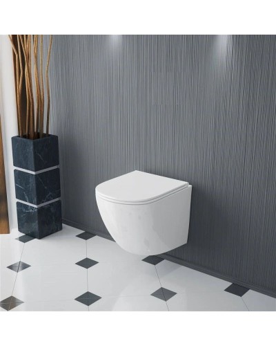 Комплект подвесной унитаз OWL 1975 Vind OWLT190302 + 98M9C101 + система инсталляции Geberit 111.362.00.5 + 115.882.DW.1