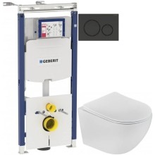 Комплект подвесной унитаз Teka Manacor 11.732.00.02 + система инсталляции Geberit 111.362.00.5 + 115.882.DW.1