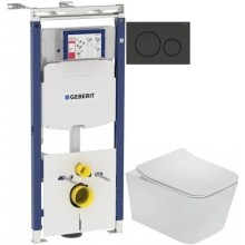 Комплект подвесной унитаз Teka Formentera 11.732.00.00 + система инсталляции Geberit 111.362.00.5 + 115.882.DW.1