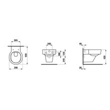 Комплект подвесной унитаз Laufen Val 8.2028.1.000.000.1 + 8.9428.1.000.000.1 + система инсталляции Geberit 111.362.00.5 + 115.882.DW.1
