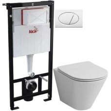 Комплект подвесной унитаз Grossman GR-4477S + система инсталляции AlcaPlast AM101/11203:1RUSSETM70