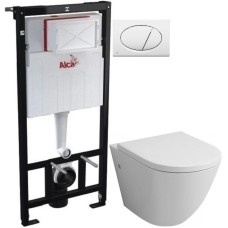 Комплект подвесной унитаз Grossman GR-4411 + система инсталляции AlcaPlast AM101/11203:1RUSSETM70